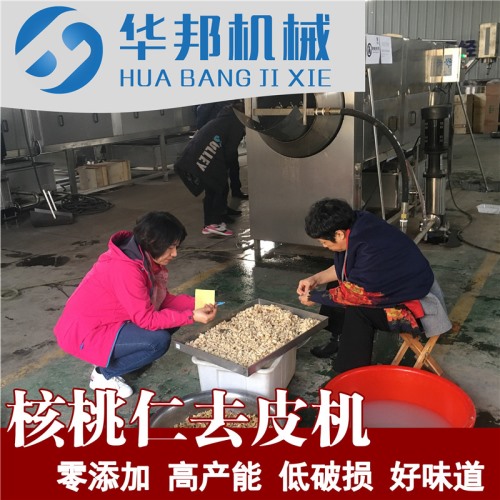 核桃仁去皮機(jī) 高壓循環(huán)水泵清洗機(jī)  脫皮機(jī)廠(chǎng)家