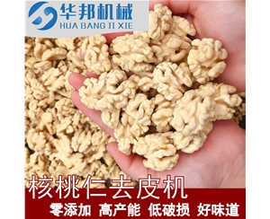 休閑核桃仁設備 核桃仁去皮機 脫衣核桃仁設備