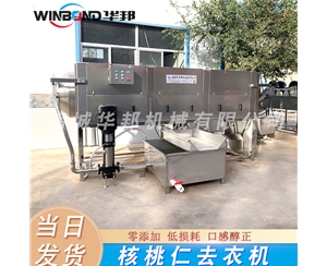 連續(xù)生產(chǎn)核桃仁去皮機(jī) 全自動 核桃仁去皮設(shè)備